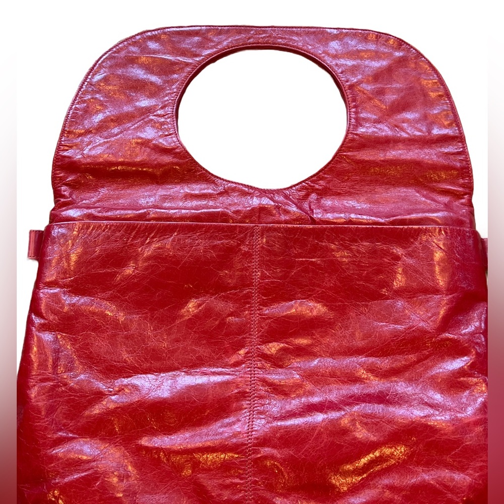 ARZA Red Audrey Large Messenger/Laptop Bag